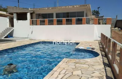 Chácara espaçosa com piscina e segurança – campo limpo paulista