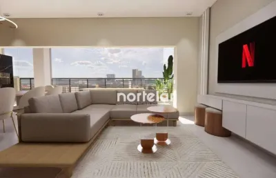 Apartamento com 4 dormitórios à venda, 151 m² por r$ 2.650.000,00 - vila anastácio - são paulo/sp