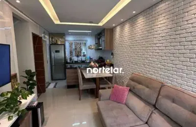 Sobrado de 2 dormitorios - 2 suítes e 1 vaga, localizado em laranjeiras, caieiras - sp !  sobrado de 2 dormitorios sendo 2 suítes com 1 sacada) sala d