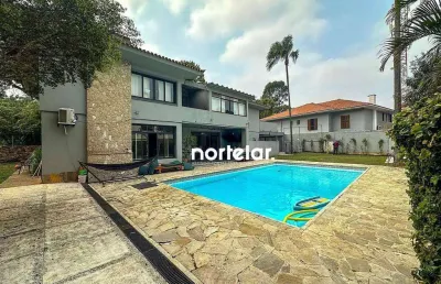 Casa com 5 quartos, 420 m² - venda ou aluguel - alto de pinheiros - são paulo/sp