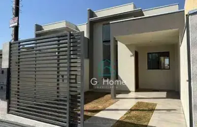 Casa com 3 dormitórios à venda, 80 m² por r$ 310.000,00 - jardim nova londrina - londrina/pr