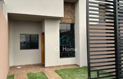Casa com 3 dormitórios à venda, 79 m² por r$ 370.000,00 - jardim moema - londrina/pr