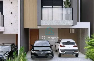 Lindo sobrado em construção com 3 dormitórios à venda, 135 m² por r$ 960.000 - condomínio morada das flores - cambé/pr