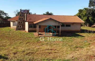 Chácara com 4 dormitórios à venda, 4952 m² por r$ 1.500.000,00 - dom pedro i - londrina/pr