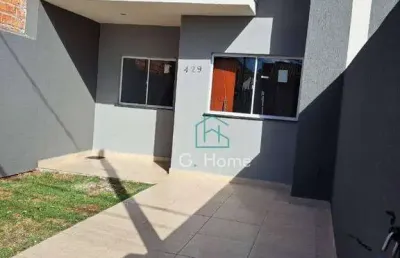 Casa com 2 dormitórios à venda, 56 m² por r$ 277.000,00 - jardim colúmbia d - londrina/pr