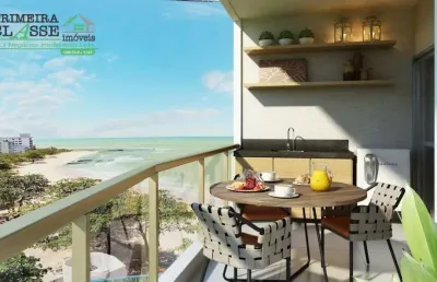 Apartamento com 2 quartos à venda na beira mar, 2350, praia dos castelhanos, anchieta por r$ 720.000