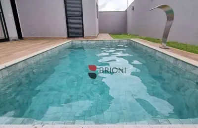 Casa alto padrão no condomínio quinta dos ventos, 178m² à venda, em ribeirão preto/sp - imobiliária em ribeirão preto - brioni imóveis.