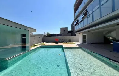 Casa alto padrão com 489m², 4 quartos/suítes à venda no condomínio alphaville 3 em ribeirão preto/sp i imobiliária brioni imóveis