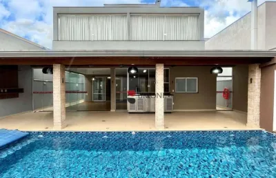 Casa alto padrão  de 390 m², 4 quartos/suítes condomínio saint gerard – la bourgogne, em ribeirão preto/sp i brioni imóveis.