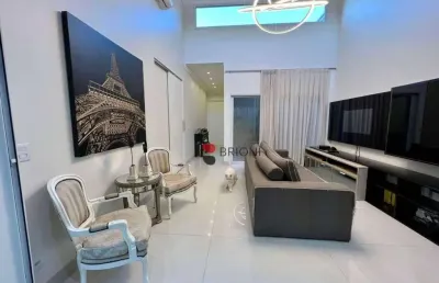Casa térrea  alto padrão com 153m², 3 quartos no condomínio jardim nova aliança - imobiliária em ribeirão preto i brioni imóveis