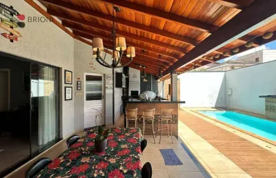 Casa sobrado à venda no residencial nova aliança, em ribeirão preto/sp i imobiliária em ribeirão preto i brioni imóveis