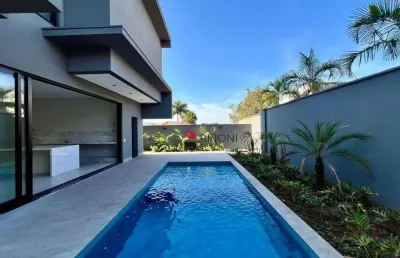 Casa alto padrão de 386 m² 4 quartos/suítes à venda, condomínio buganville no jardim olhos d água, em ribeirão preto i imobiliária em ribeirão preto