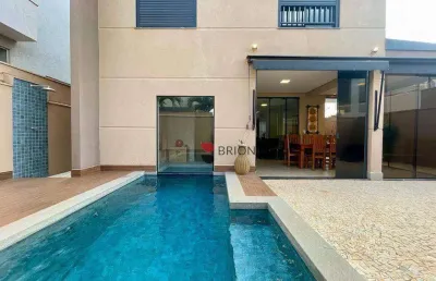 Casa quinta da primavera, 5 suítes / 5 quartos 240 m² a venda em ribeirão preto/sp i imobiliária i brioni imóveis
