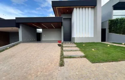 Casa à venda com 208m², 3 quartos/suítes em condomínio quinta dos ventos em ribeirão preto i imobiliária brioni imóveis