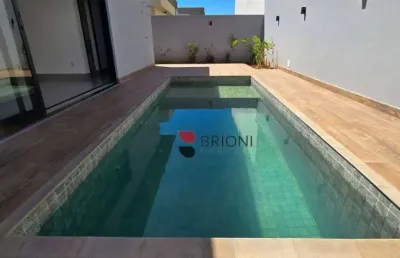 Casa térrea alto padrão com 182m², 3 suíte, condomínio quinta dos ventos à venda, em ribeirão preto/sp i imobiliária em ribeirão preto brioni imóveis