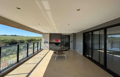 Apartamento alto padrão em edifício tayga, 298m², 4 quartos/suítes no jardim olhos d'água i imobiliária em ribeirão preto/sp i brioni imóveis