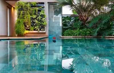 Sobrado alto padrão com 375m², 4 quartos/suítes à venda no condomínio alphaville 1 em ribeirão preto/sp i imobiliária brioni imóveis