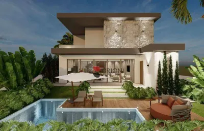 Sobrado alto padrão no condomínio alphaville 2, 310m², 3 quartos/suíte à venda, em ribeirão preto/sp i imobiliária em ribeirão preto i brioni imóveis