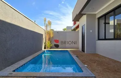 Casa térrea no condomínio portal da mata 162m², 3 quartos/suítes á venda, em ribeirão preto/sp i imobiliária em ribeirão preto i brioni imóveis