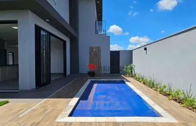 Casa sobrado alto padrão em condomínio vivendas da mata, com 210m², 3 quartos/suítes, à venda em ribeirão preto/sp i imobiliária brioni imóveis