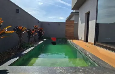 Casa alto padrão no condomínio quinta dos ventos, 193m² à venda, em ribeirão preto/sp i imobiliária em ribeirão preto i brioni imóveis.
