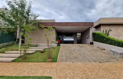 Casa térrea alto padrão com 191m², 3 quartos/suítes à venda no condomínio terras de siena em ribeirão preto/sp i imobiliária brioni imóveis
