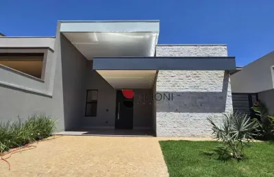 Casa térrea alto padrão com 150m², 3 quartos/suítes à venda no condomínio san marco em ribeirão preto/sp i imobiliária brioni imóveis