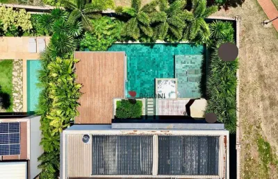 Casa sobrado com 733m², 5 quartos/suítes à venda, condomínio borda do parque no jardim olhos d'água, em ribeirão preto i imobiliária em ribeirão preto