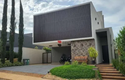 Casa alto padrão com 355m², 4 quartos à venda no condomínio alphaville 1 em ribeirão preto/sp i imobiliária brioni imóveis