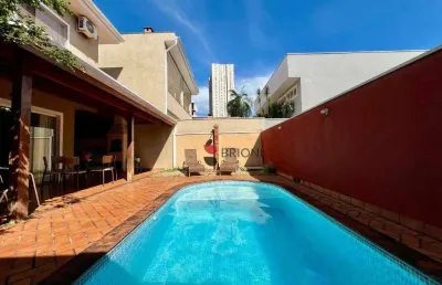 Casa alto padrão com 181m², 3 quartos/suítes à venda no condomínio nova aliança em ribeirão preto/sp i imobiliária brioni imóveis