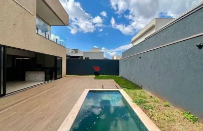 Casa alto padrão com 230m², 3 quartos à venda no condomínio vivendas da mata em ribeirão preto/sp i imobiliária brioni imóveis