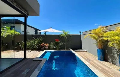 Casa térrea alto padrão com 203m2 com 3 quartos (suítes) em condominio fechado terras de florença em ribeirão preto sp i imobiliária ribierão preto