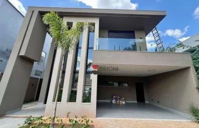Casa sobrado alto padrão, 270m², 3 quartos a venda no condomínio terras de florença em ribeirão preto