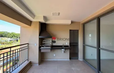 Apartamento com 3 quartos para alugar, 110m² - edifício la coruna, em ribeirão preto/sp i imobiliária brioni imóveis
