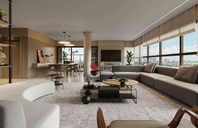 Apartamento de alto padrão a venda com 227 m², possui 4 suítes no condomínio cidade de zurique em ribeirão preto i imobiliária brioni imóveis