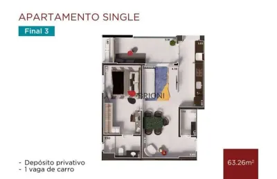 Apartamento com 1 dormitório à venda, 63 m² por r$ 610.044,47 - nova aliança - ribeirão preto/sp