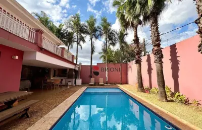 Casa sobrado alto padrão com 468 m², 4 quartos suítes para locação no condomínio guaporé 1 em ribeirão preto/sp i imobiliária brioni imóveis