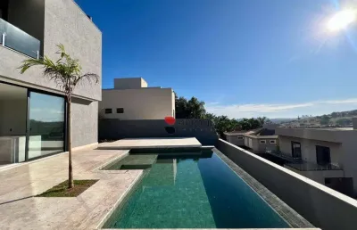 Casa sobrado alto padrão com 335 m², 4 quartos à venda no condomínio alphaville em ribeirão preto/sp i imobiliária brioni imóveis