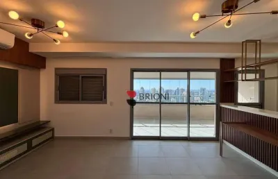 Apartamento com 2 quartos para alugar, 132 m² por r$ 8.150/mês - jardim botânico - ribeirão preto/sp