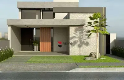 Casa com 3 dormitórios/suítes, com 150m², à venda no condomínio vivendas da mata em ribeirão preto/sp i imobiliária brioni imóveis