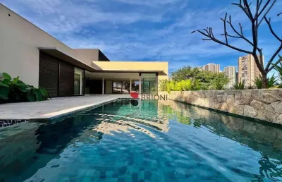 Casa térrea de alto padrão com 780 m², 4 suítes à venda no condomínio borda da mata em ribeirão preto/sp i imobiliária brioni imóveis