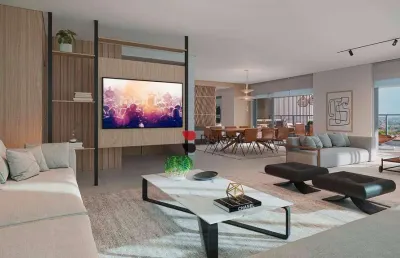 Apartamento de alto padrão a venda com 367 m2, 4 suítes no condomínio cidade de seattle em ribeirão preto i imobiliária brioni imóveis