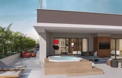 Cobertura duplex de alto padrão a venda com 700 m2, 5 suítes no condomínio cidade de seattle em ribeirão preto i imobiliária brioni imóveis