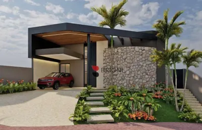 Casa térrea alto padrão com 280 m², 3 quartos à venda no condomínio san marco em ribeirão preto/sp i imobiliária brioni imóveis