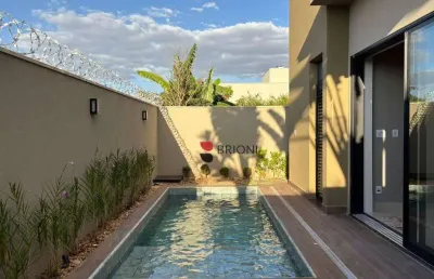 Casa alto padrão com 3 quartos/suítes à venda, 196 m² no condomínio buona vita ribeirão preto - ribeirão preto/sp