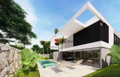 Sobrado de alto padrão com 432 m², 4 quartos à venda no condomínio alphaville 3 em ribeirão preto/sp i imobiliária brioni imóveis