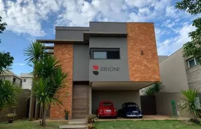 Sobrado alto padrão com 366m², 3 quartos/suíte, à venda no condomínio alphaville em ribeirão preto i imobiliária brioni imóveis