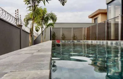 Casa alto padrão com 350 m², 3 quartos/suítes  à venda no condomínio alphaville, em ribeirão preto/sp  i brioni imóveis