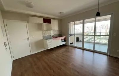 Apartamento espaçoso de 1 quarto com vista livre no coração do brooklin