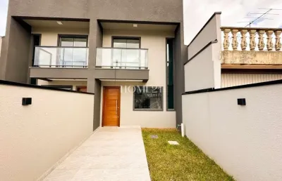 Casa com 3 quartos à venda na santa joana francisca de chantal, 65, cidade industrial, curitiba por r$ 609.000